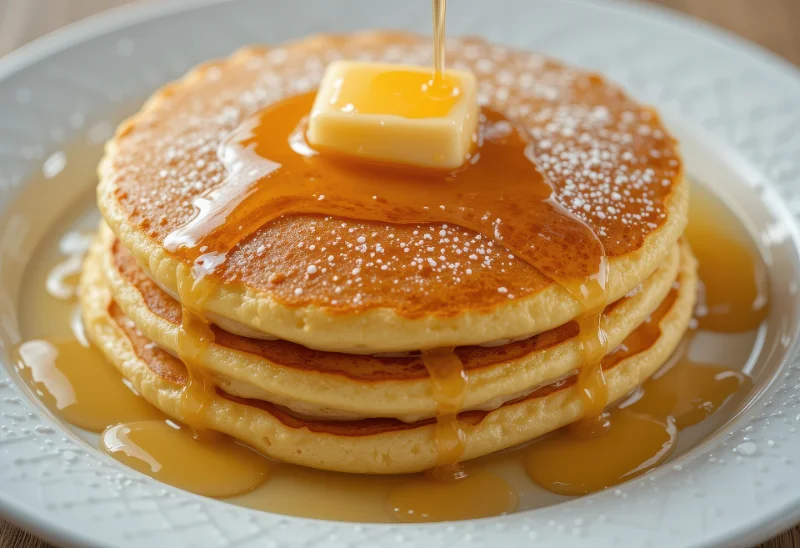 Three Golden Brown Pancakes – Brooklyn Pizza, Pasta & Diner, Tampa